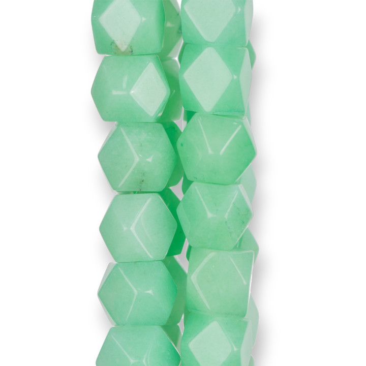 Πράσινο Jade Chrysoprase Faceted Stone 12x13mm