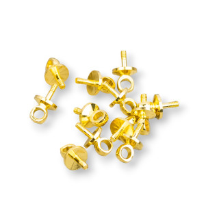 Cups With Screw And Brass Ring 03mm 800pcs Golden