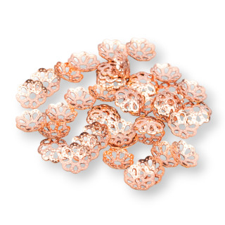 Coupelles Laiton Perforées 07mm 120gr Or Rose