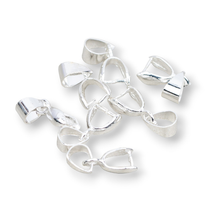 Crochet Pour Pendentif Laiton 10mm 250pcs Argent