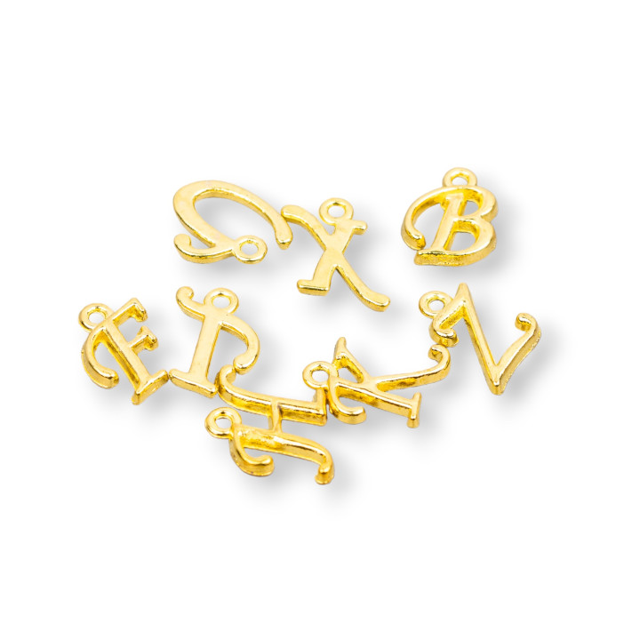 Pendentifs Lettres Alphabet Laiton 100gr Doré