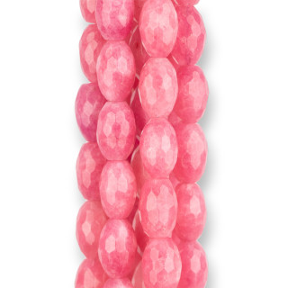 Jade Rubí Arroz Facetado 8x12mm