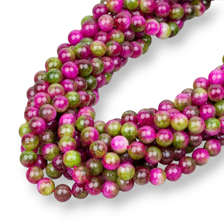 Cristal de Roca Floral Redondo Liso 06mm