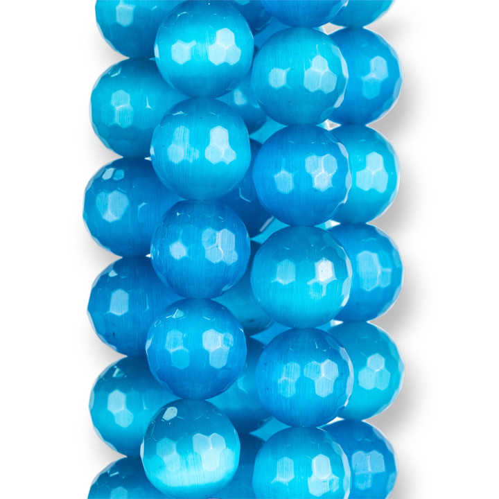 Oeil de Chat Céleste Facette 14mm Intense Mixte