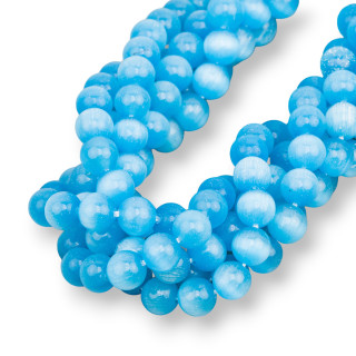 Oeil de Chat Céleste Rond Lisse 08mm