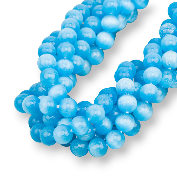 Katzenauge himmlisch rund glatt 08 mm