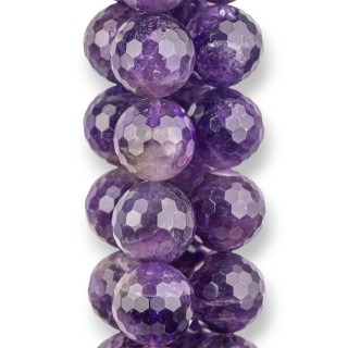 Facettierter Amethyst 16mm Erste Wahl