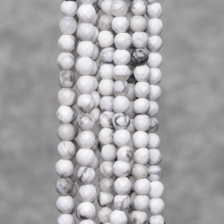 Faceted White Aulite 04mm