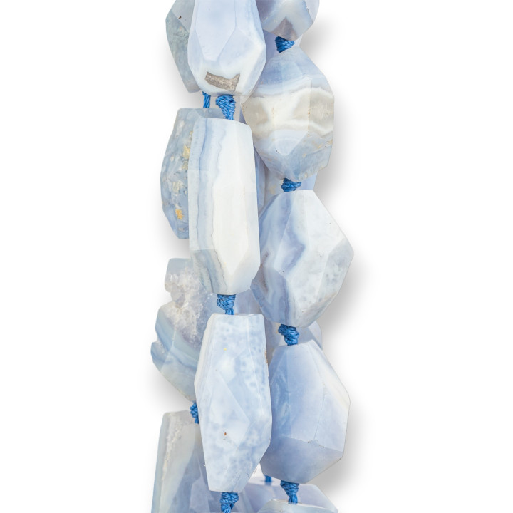 Chalcedon Facettierter Stein 16-35mm