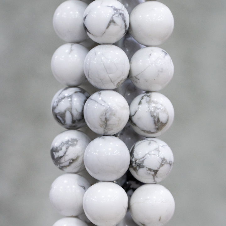 Aulite Weiß Rund Glatt 10mm