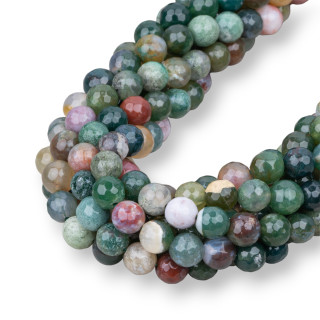Agate Indienne Facette 08mm