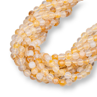 Cuarzo Hematoide Amarillo Facetado 06mm