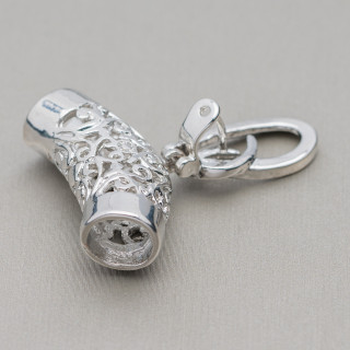 Basi Per Pendente Gancio Di Ottone Senza Nickel 35x30 20pz MOD1