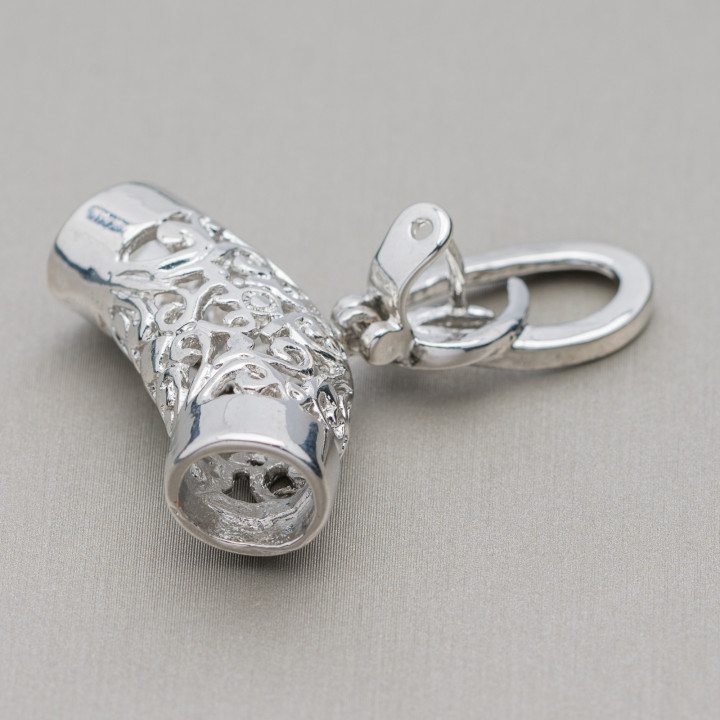 Basi Per Pendente Gancio Di Ottone Senza Nickel 35x30 20pz MOD1