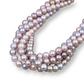 Round River Pearls 7.5-8.0mm A Lilac