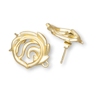 Base For Zamak Stud Earrings 9 Pairs