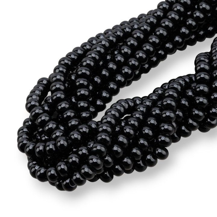 Arandelas Onyx Lisas 6x4mm