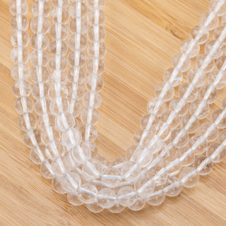 Cristal de Roca Redondo Liso 06mm