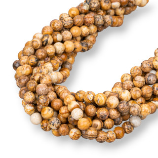 Pietra Paesina Tondo Liscio  6mm