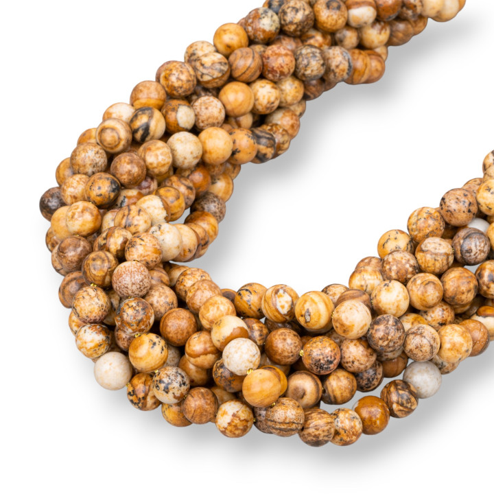 Glatter runder Paesina-Stein 06 mm