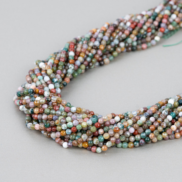 Indian Agate Faceted 03mm