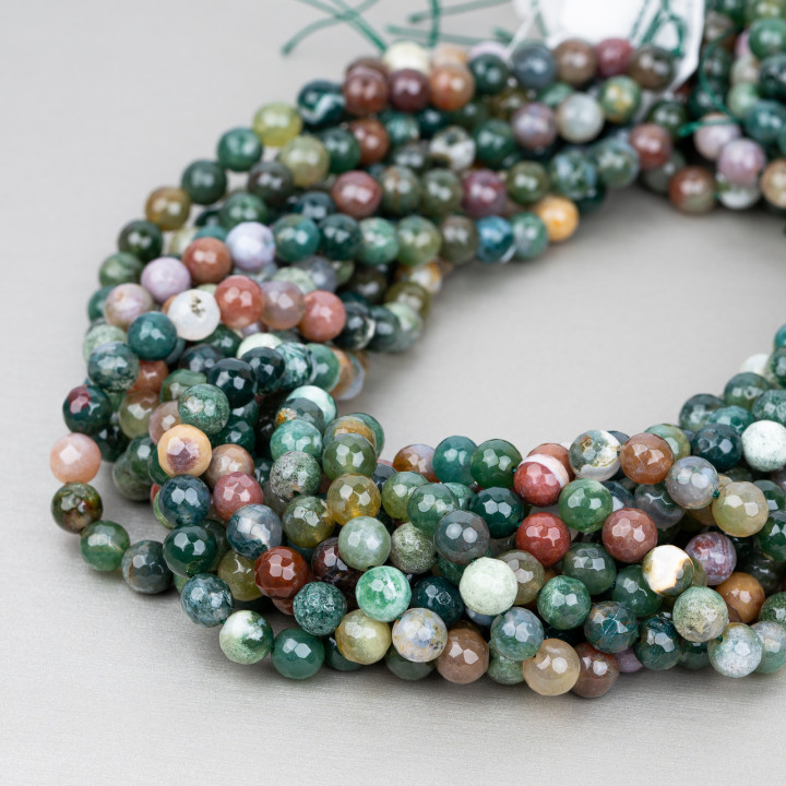 Agate Indienne Ronde Lisse 06mm