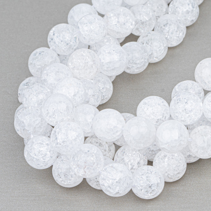 Rock Crystal Crash Round Smooth 18mm