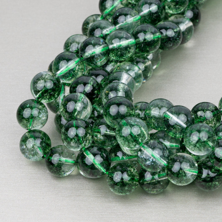 Cuarzo Fantasma Redondo Liso (AA) 10mm Transparente