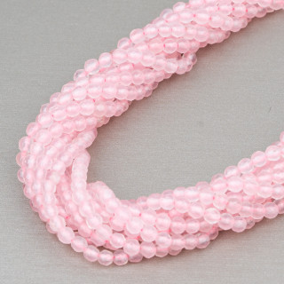 Faceted Rose Quartz 04mm Διαφανές