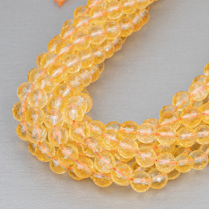 Quartz Citrine Facette 08mm
