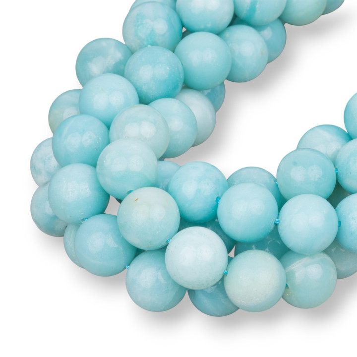 Amazonite Ronde Lisse 14mm