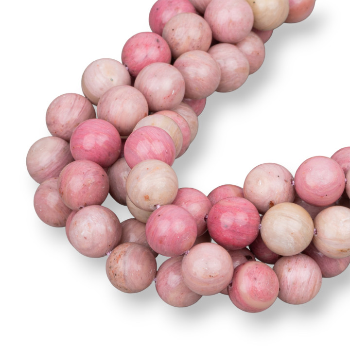 Rhodonite Ronde Lisse 10mm