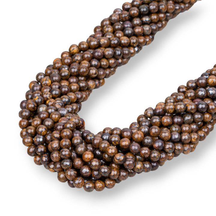 Bronzite Tondo Liscio  4mm