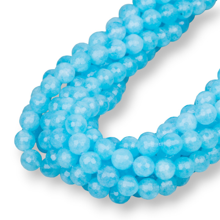 Facettierter Aquamarin 08mm