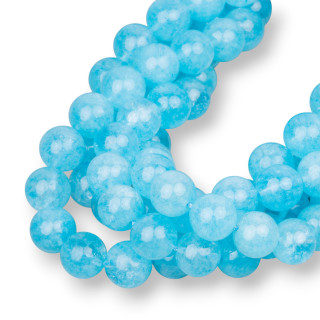 Glatter runder Aquamarin 16mm