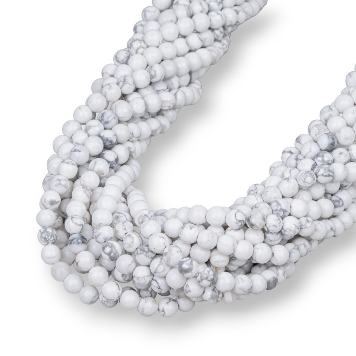 Aulite Bianco Tondo Liscio  4mm