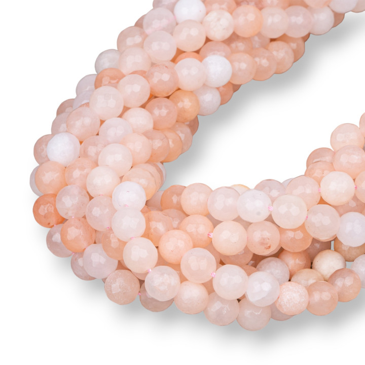 Red Aventurine Eosite Faceted 08mm