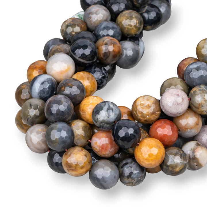 Ocean Jasper Faceted Ocean Jasper 12mm