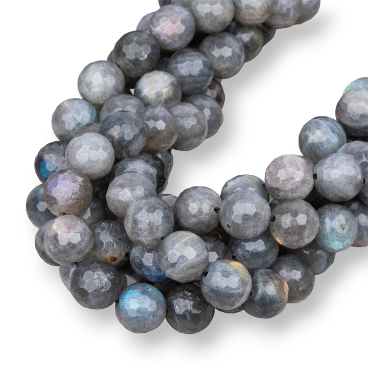 Labradorite Grise Facette (AAA) 12mm
