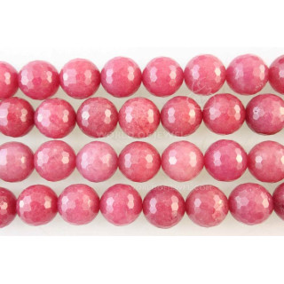 Calcite Perlina Tonda Sfaccettata 20mm Rubino