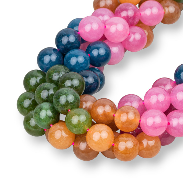 Jade Tourmaline Lisse Rond 14mm