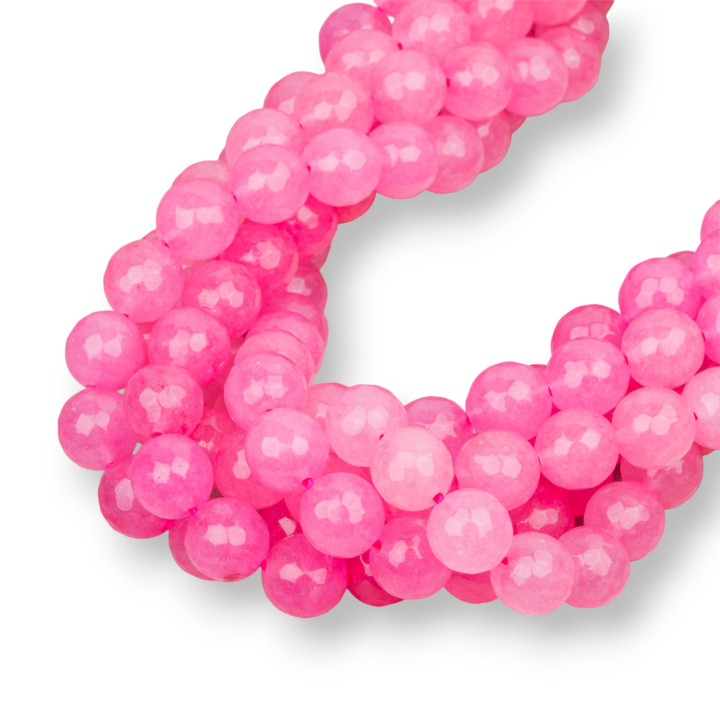 Rhodochrosite Jade Faceted 08mm