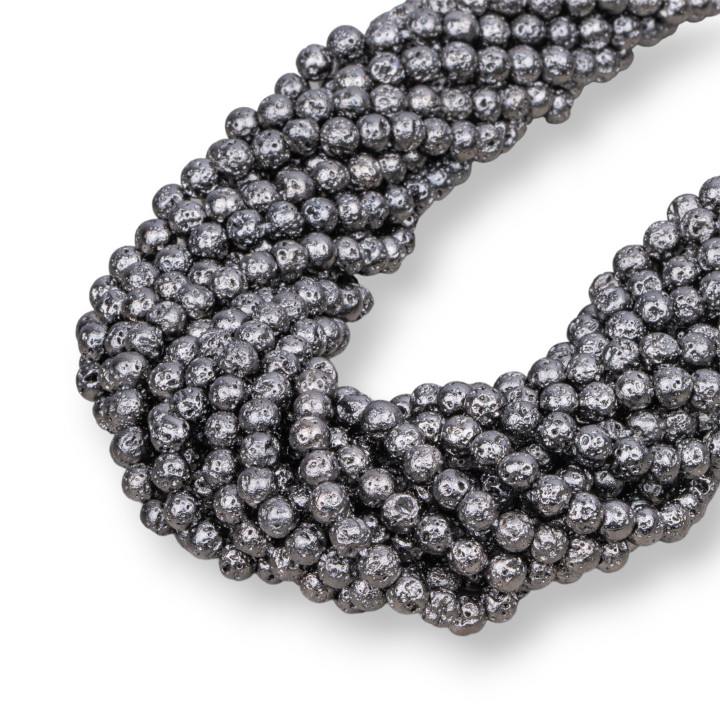 Rutheniumbeschichteter Lavastein 4mm