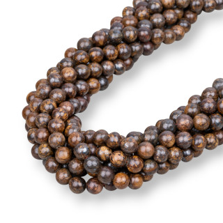 Bronzite Ronde Lisse 08mm