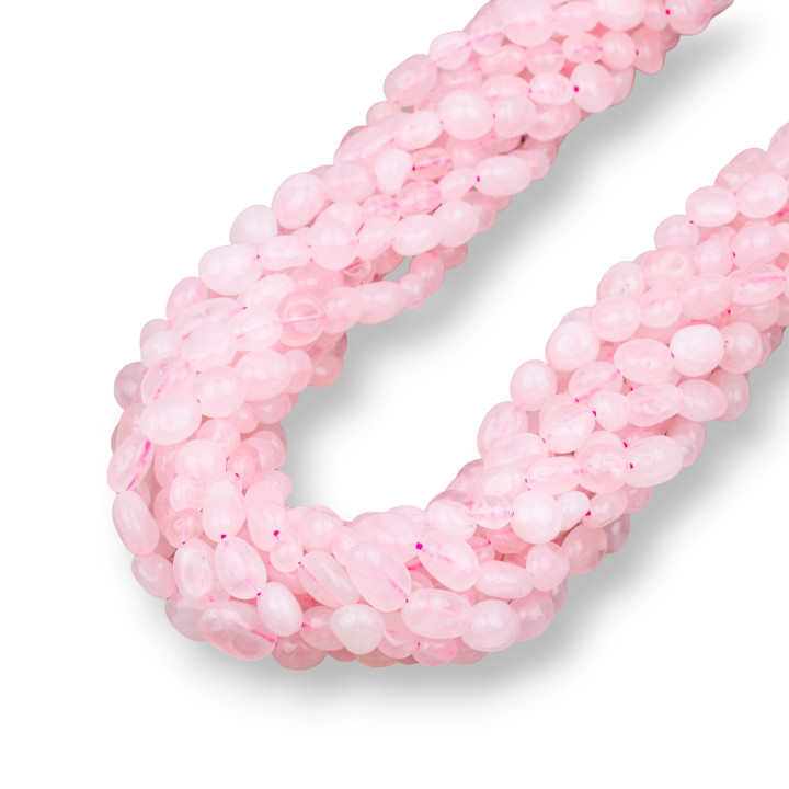 Rose Quartz Tumbled Stone 6x8mm