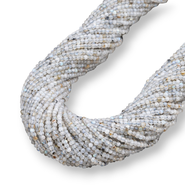 Labradorita Facetada Corte Diamante 2.0mm