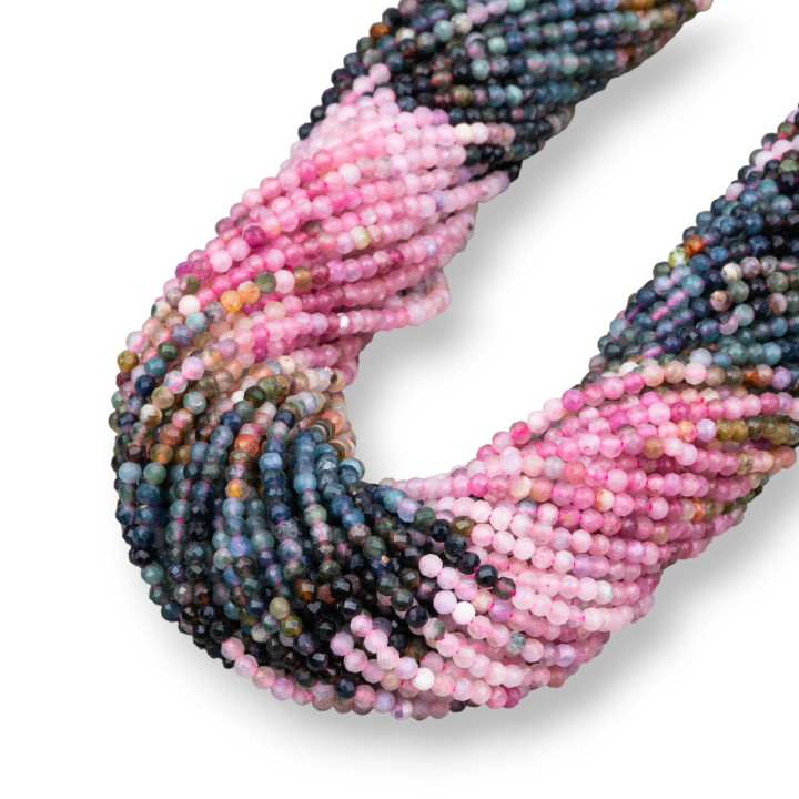 Turmalina Degradado De Color Talla De Diamante Facetado 2.5mm MOD2
