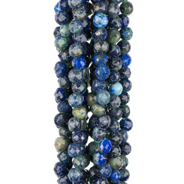 Lapis Afganistan Briolette Tropfen Facettierter Maschinenschliff 5-6mm