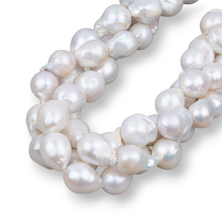 Teardrop Baroque River Pearls (ABY) 110-120gr Weiß