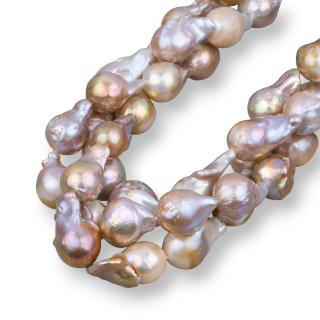 Baroque Teardrop River Pearls (AQL) 100-110gr Bronze Multicolor
